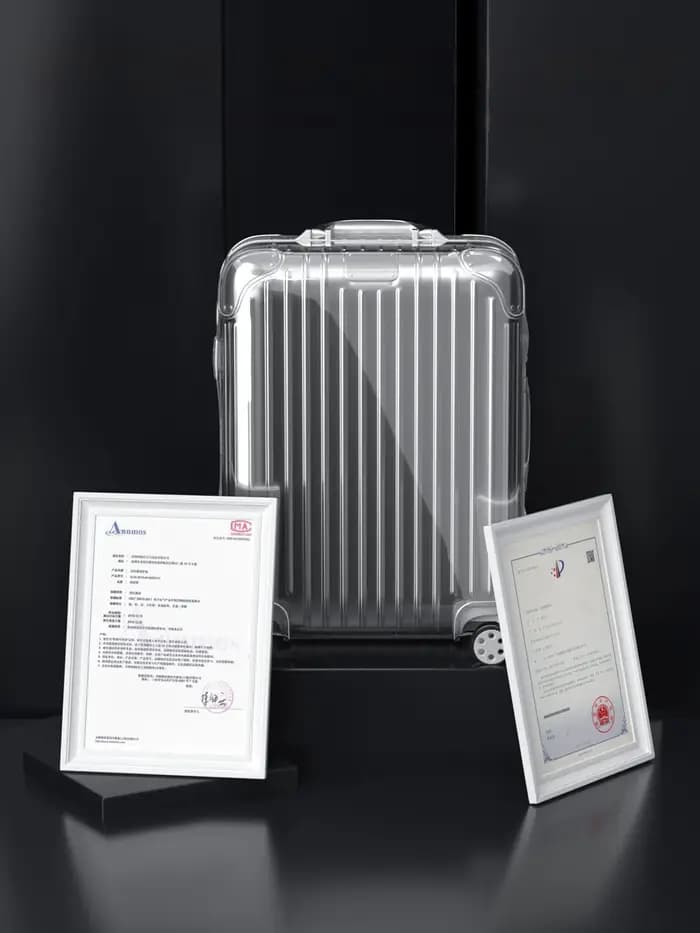 Housse de protection transparente pour bagages