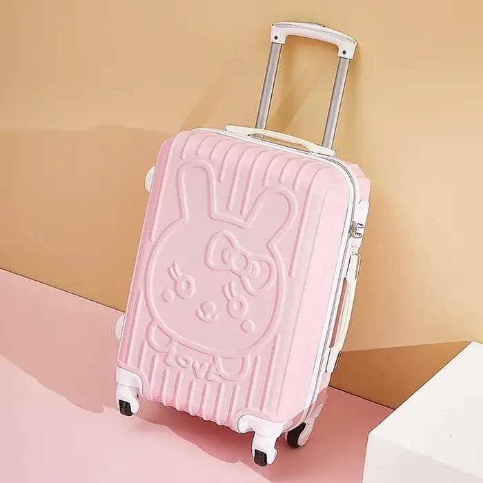 Sac à bagages à roulettes de dessin animé mignon, bagage à main avec mot de passe, bagage à roulette
