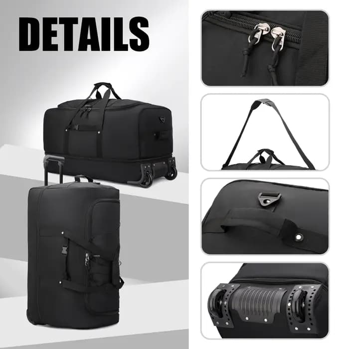 Sac de voyage trolley multifonctionnel pour hommes
