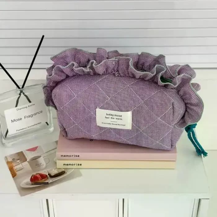Trousse de maquillage cosmétique Vintage vichy pour femmes