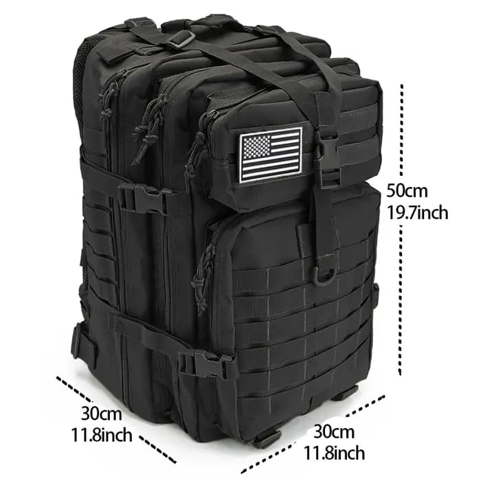 30/50L sacs à dos tactiques homme