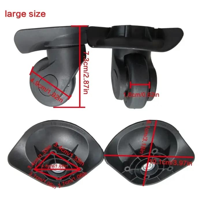 Roues de bagages de rechange A19