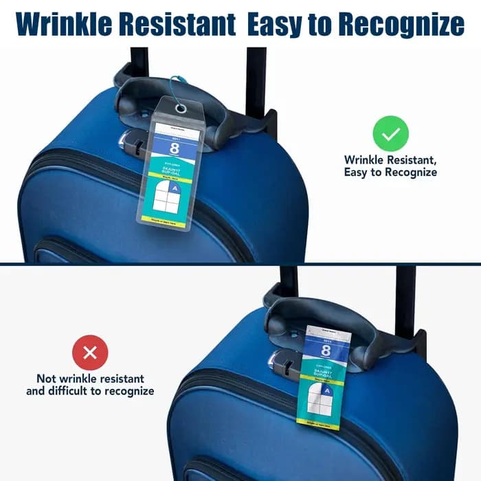 Étiquettes de bagage de croisière réutilisables