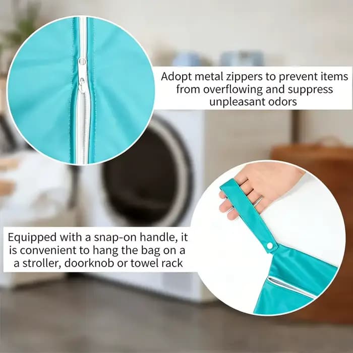 Nouveaux sacs à linge de voyage avec fermeture éclair