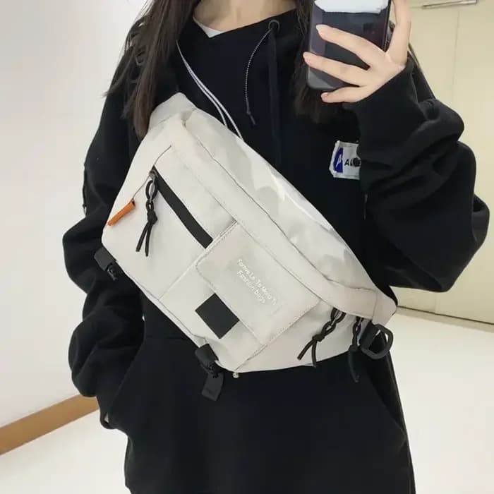 2025Woman poitrine Pack nouvelle rue tendance taille sac unisexe Sports de plein air Fanny