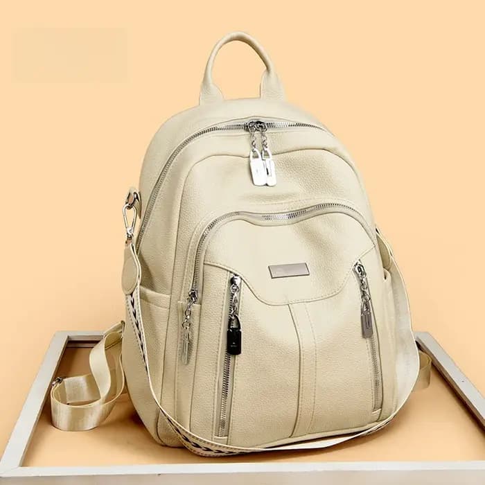 Sac à dos de voyage en cuir tendance pour femme