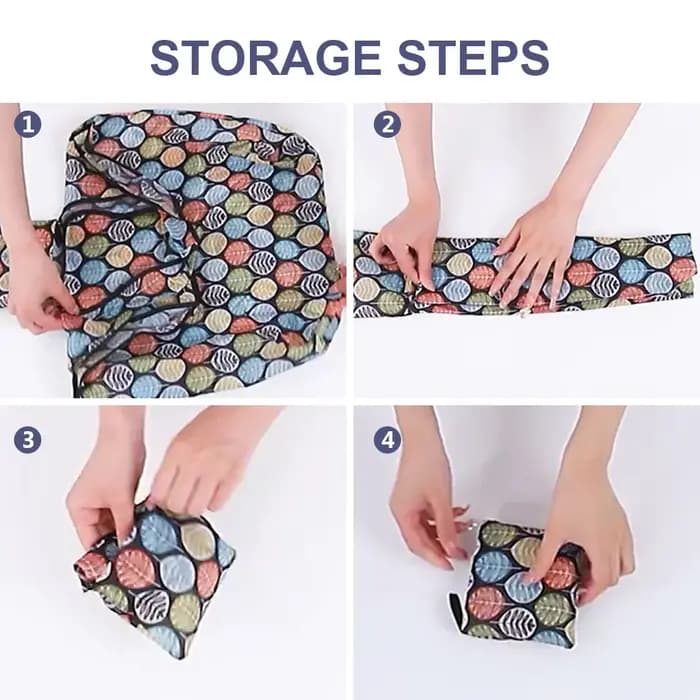 Sac à provisions pliable réutilisable