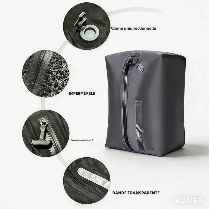 Sacs de compression sous vide épaissis pour vêtements