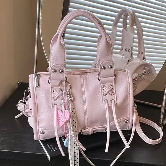 Sac Moto Rétro Femme 2026 Nouveau Sac Oreiller Simple Sensation Haut de Gamme Sac à Bandoulière Grande Capacité Sac Sous le Bras