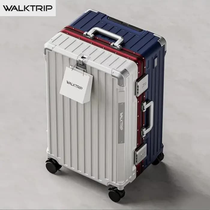 Valise de voyage de luxe, haute qualité, matériau PC épaissi, bagage à roulettes avec cadre en alumi