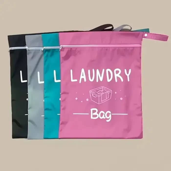 Nouveaux sacs à linge de voyage avec fermeture éclair