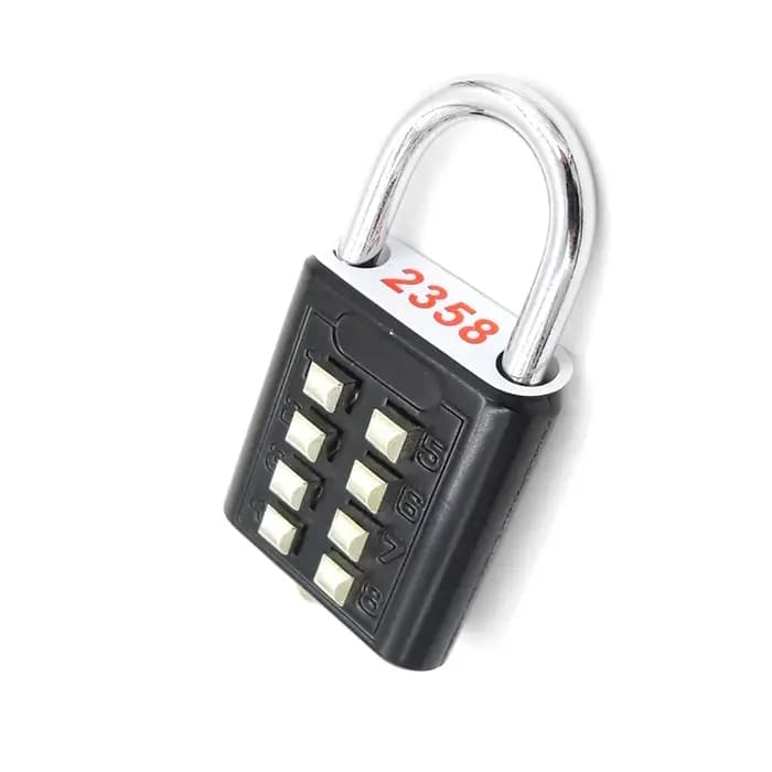 Cadenas intelligent à code mot de passe à 8 chiffres, alliage de zinc, valise pour bagages, code de