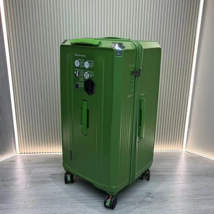 Valise de grande taille avec porte-bagages de frein à cinq roues, valise de voyage en matériau PC de
