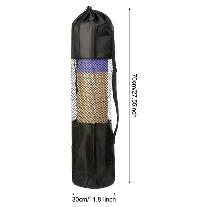 Sac de tapis de Yoga avec fenêtre en maille