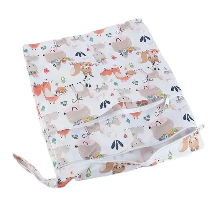 Sigzagor – sac sec et humide avec deux fermetures éclair pour couches de bébé