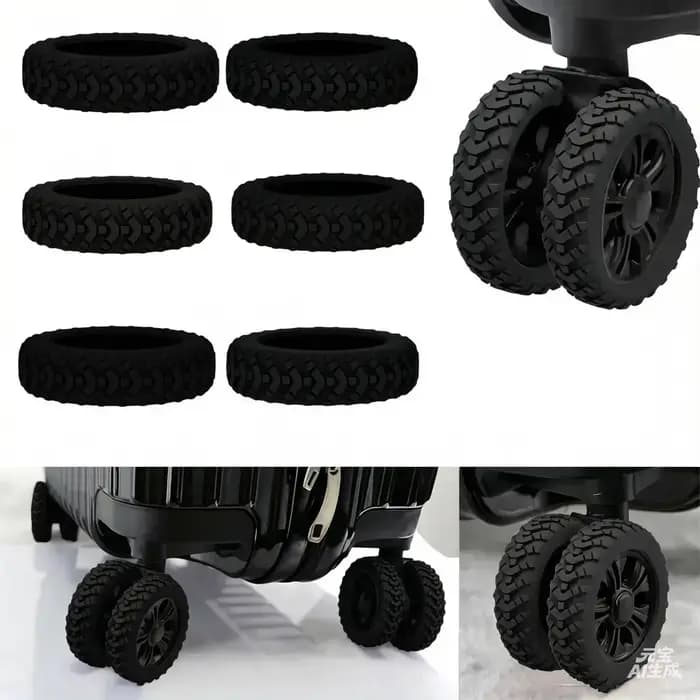 Couvre-roues silencieux pour valise