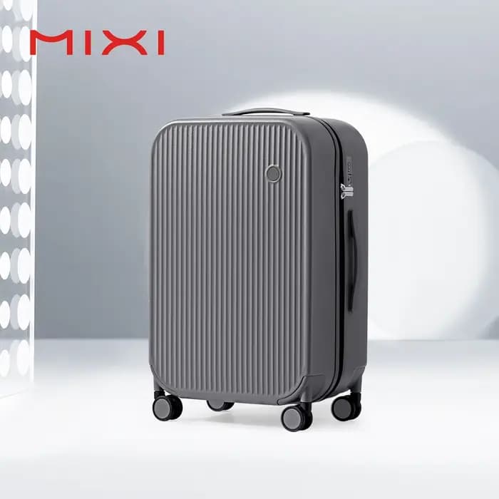 Mixi 20 pouces rayé voyage bagages cabine taille bagages léger main étui de transport roulant PC val