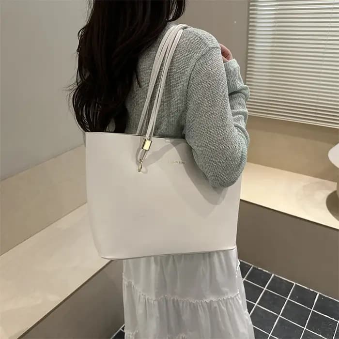 Sac de week-end grande capacité, sac à main de shopping, sac à main simple pour femme avec poignée supérieure, tendance vintage pour le travail et le bureau