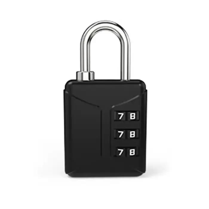 Cadenas à combinaison à 3 chiffres pour valise, antivol, étanche, mini cadenas à code, cadenas de sécurité pour sac à dos, cadenas à code douanier