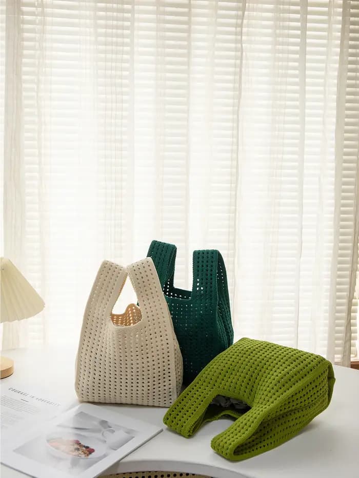 Sac à main tricoté à la main pour femmes