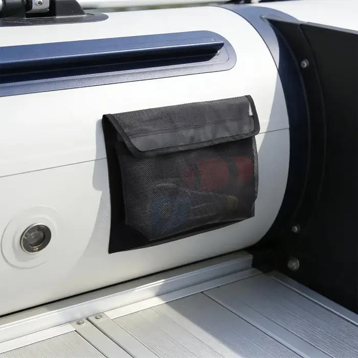 Sac de rangement marin auto-adhésif avec fermeture auto-agrippante