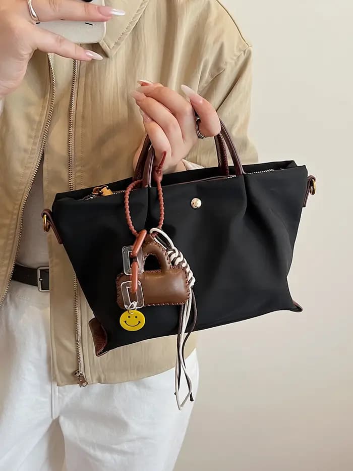 Sac fourre-tout de grande capacité au design de niche de style coréen