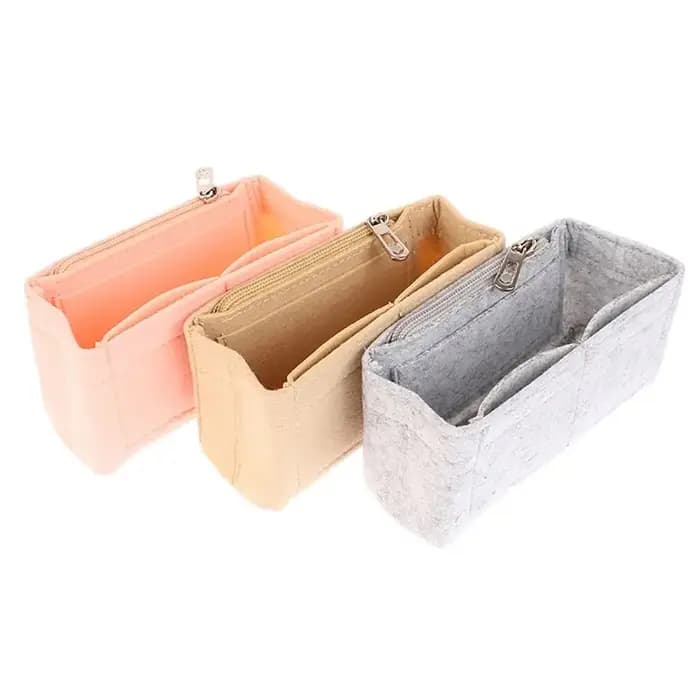1 pièces multi-poches sac organisateur pour Longchamp Mini sac sac de rangement le sac de doublure feutre sac à main