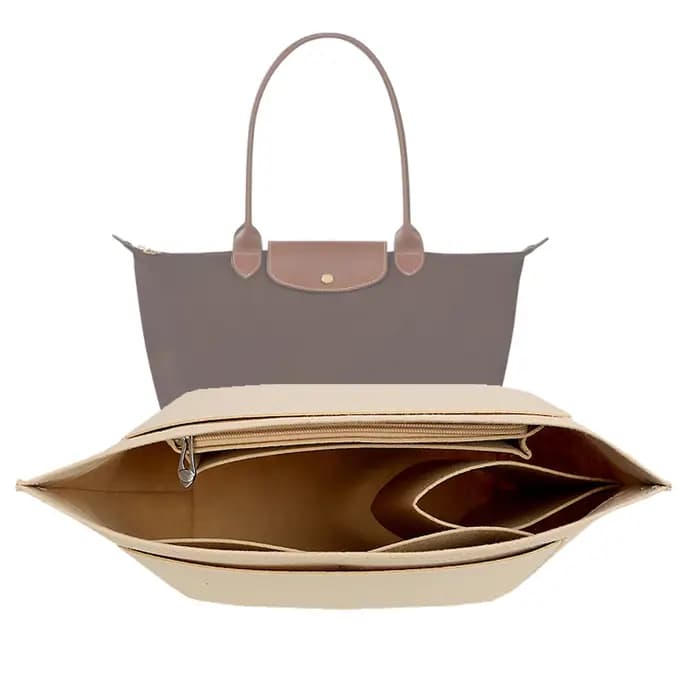 Insert organisateur de sac à main en feutre pour Longchamp Le Pliage L