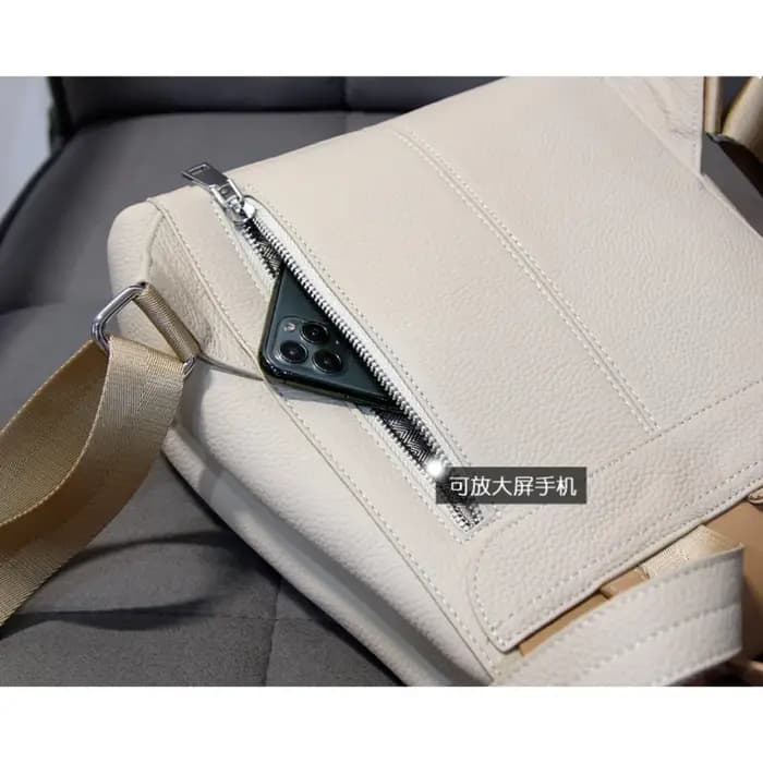 Sac à dos en cuir de vachette pour femme