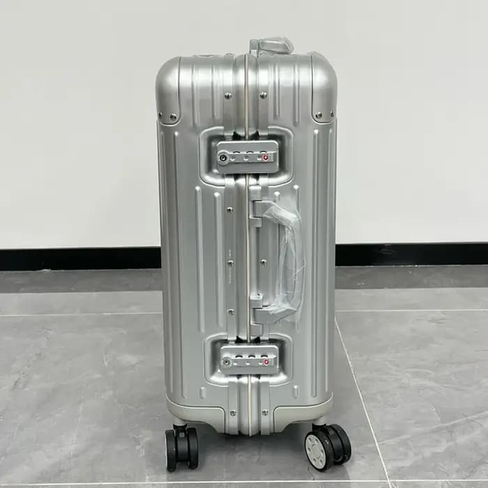 Nouvelle valise à roulettes rigide en alliage d'aluminium de haute qualité, valise de voyage, 20 po,