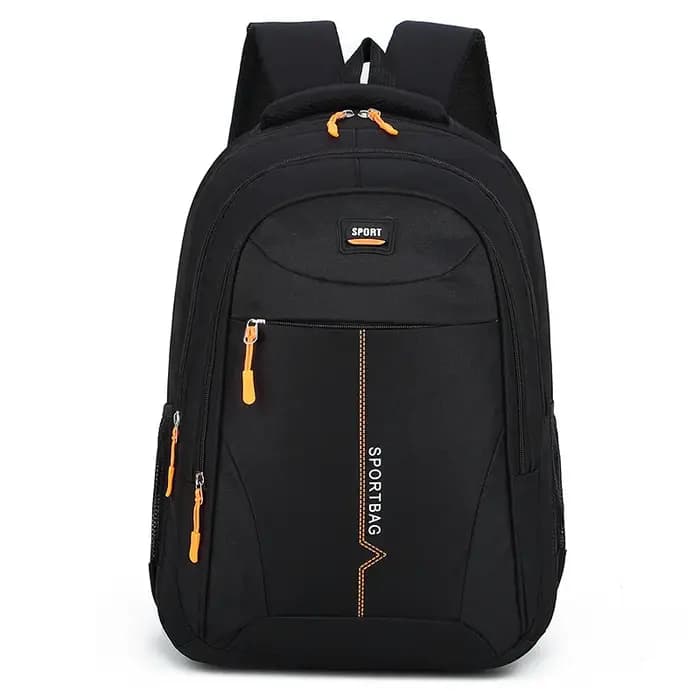 Sac à dos pour ordinateur portable avec imprimé lettres, style coréen, décontracté, résistant à l'ea