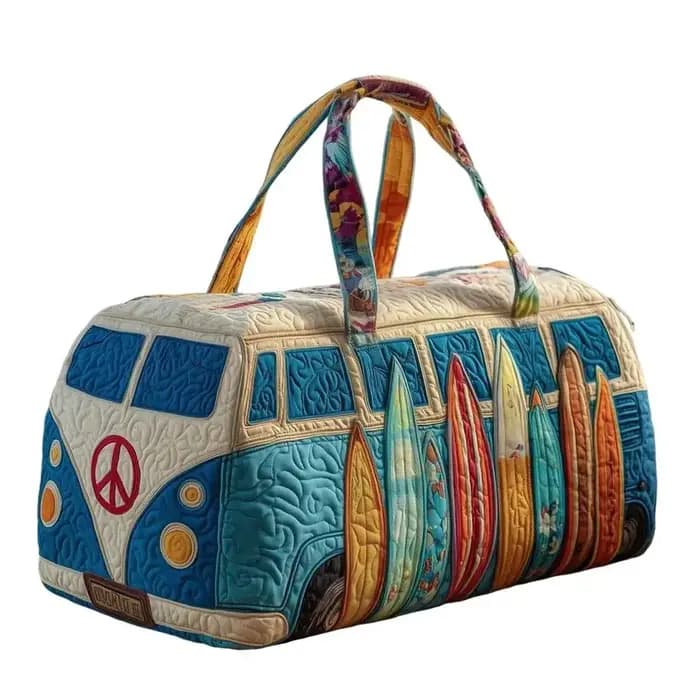 Sac de voyage matelassé en coton