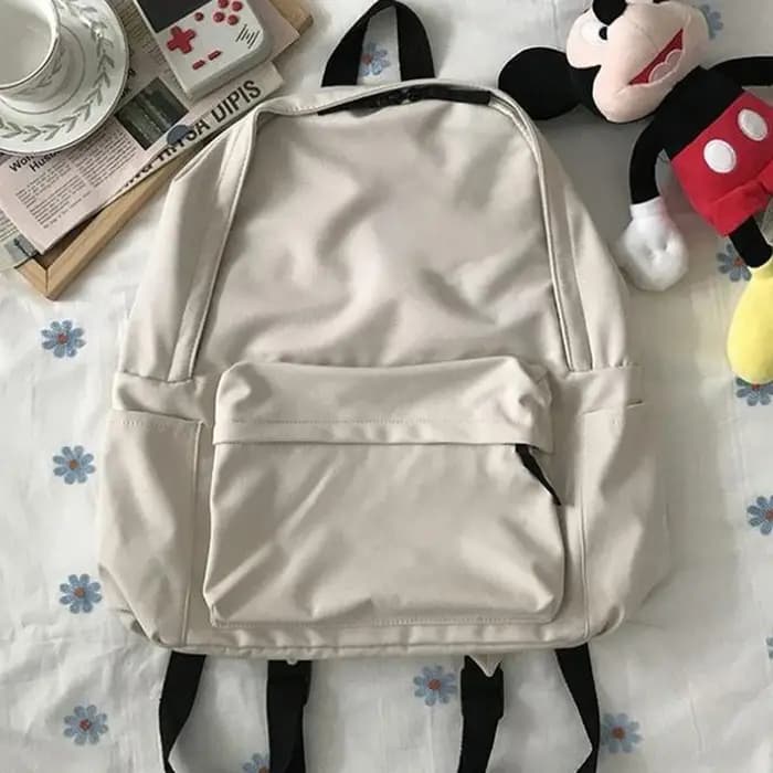 Sac à dos en toile à la mode de grande capacité