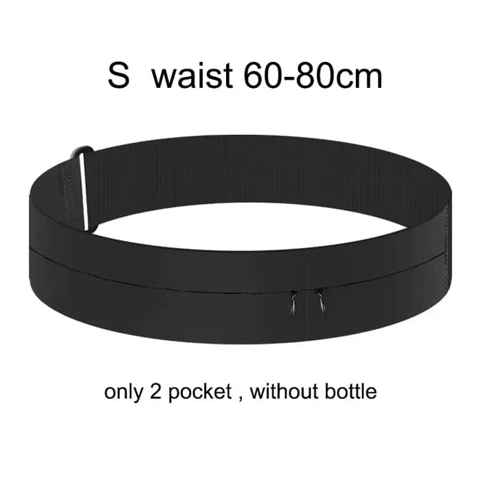 Sac de taille avec ceinture de course avec bouteille d'eau