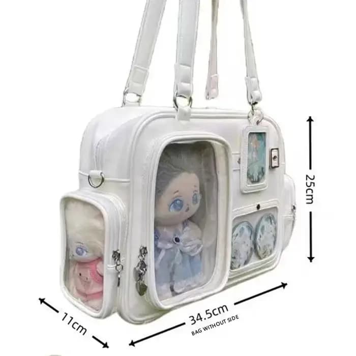 Sac fourre-tout transparent multi-poches