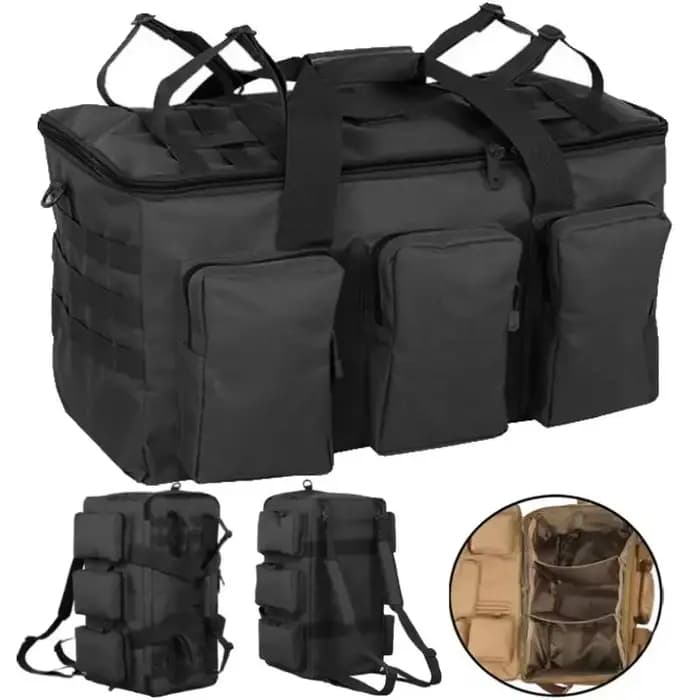 55L bagages sac polochon randonnée sacs de voyage tactique Camping sac à dos en plein air épaule sac à dos grand