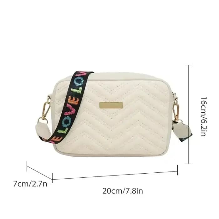 Sac à bandoulière pour femme en cuir PU