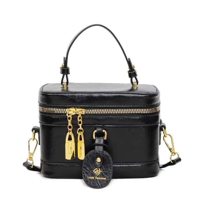 Sac Seau Rétro Tendance 2025 – Nouveau Sac de Maquillage Simple Style Boîte