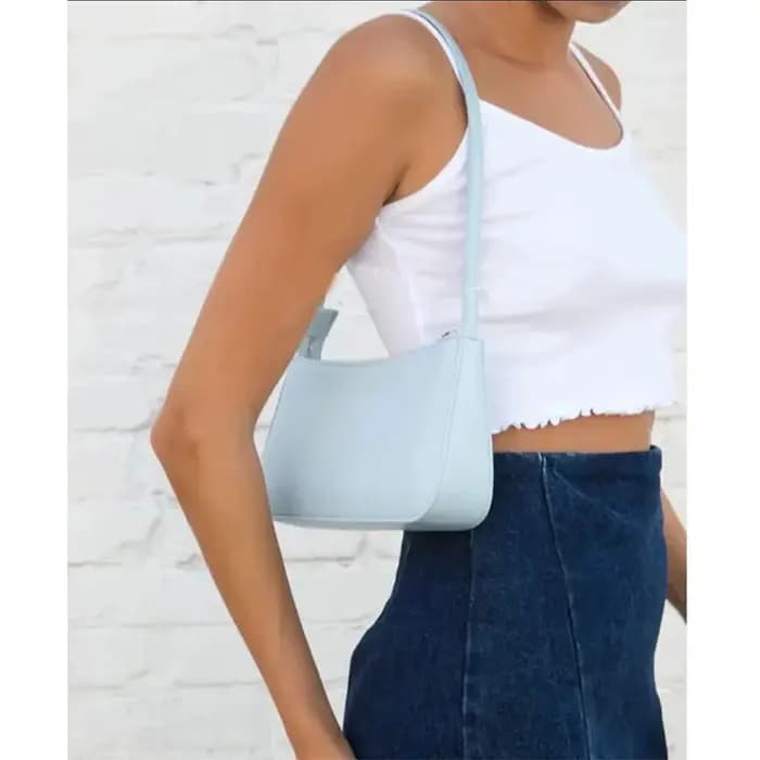 Sac à bandoulière à carreaux violet doux Style Preppy fermeture éclair haute qualité dames sacs nouv