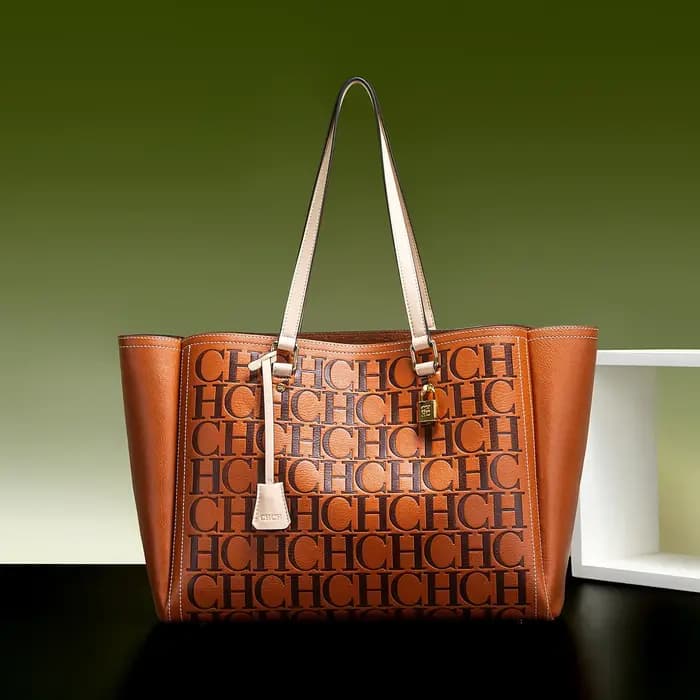 C-H femme sac fourre-tout marron kaki grande capacité sac à main femmes sacs de rangement de transport