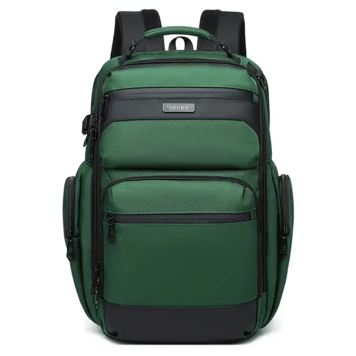 Ozuko – sac à dos étanche multifonctionnel pour hommes, sac à dos pour ordinateur portable 15.617.3