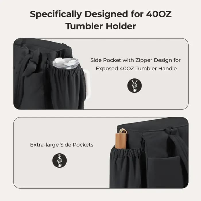 BAGSMART sac fourre-tout d'école pour femmes grande capacité messager sac à bandoulière collège travail déplacements sac à main pour ordinateur portable Durable