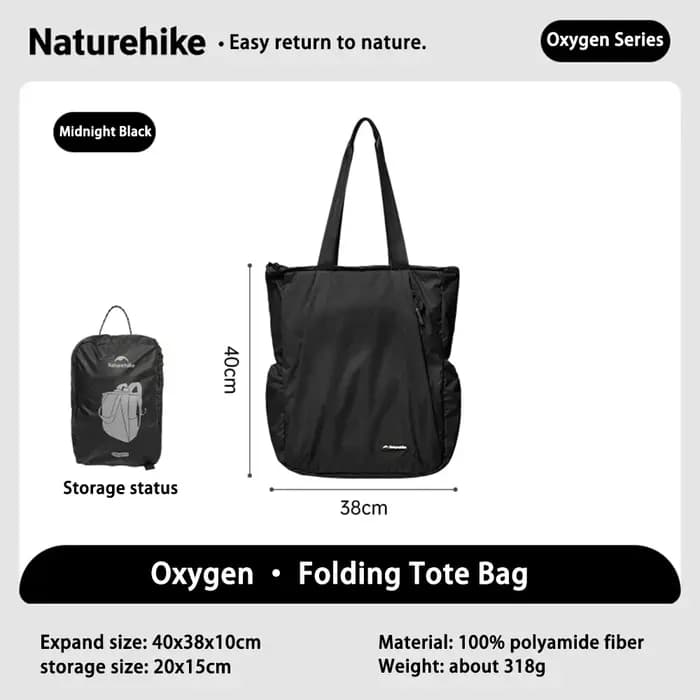 Naturehike 18L sac de rangement sac de voyage fourre-tout bagage polochon sac à dos étanche sac à main pliant double