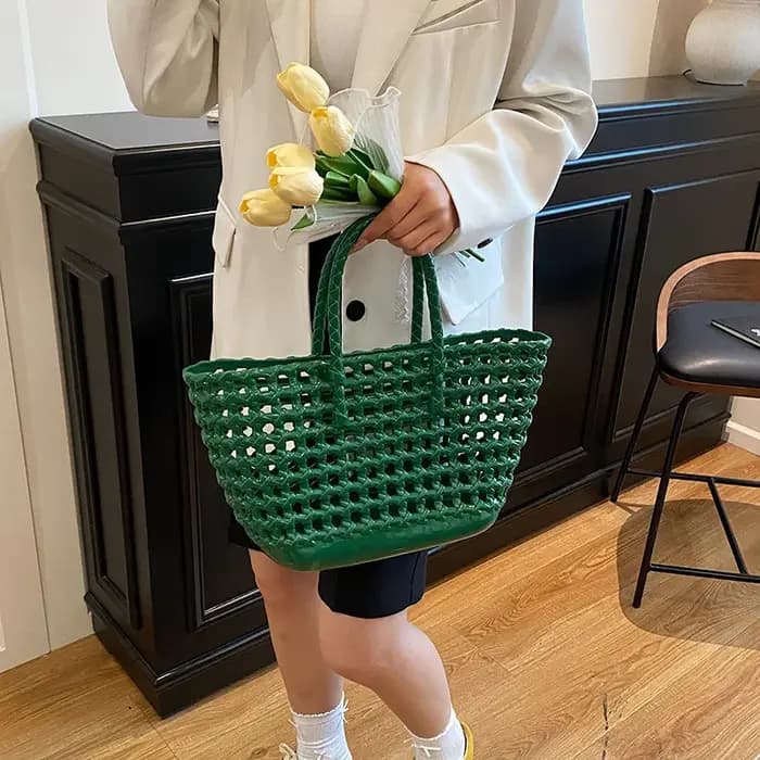 Nouveau Sac à Main Panier Femme Été 2025 – Grande Capacité