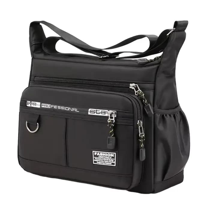 Sac à bandoulière Oxford de luxe pour homme, grande capacité, décontracté, multi-poches, sac message