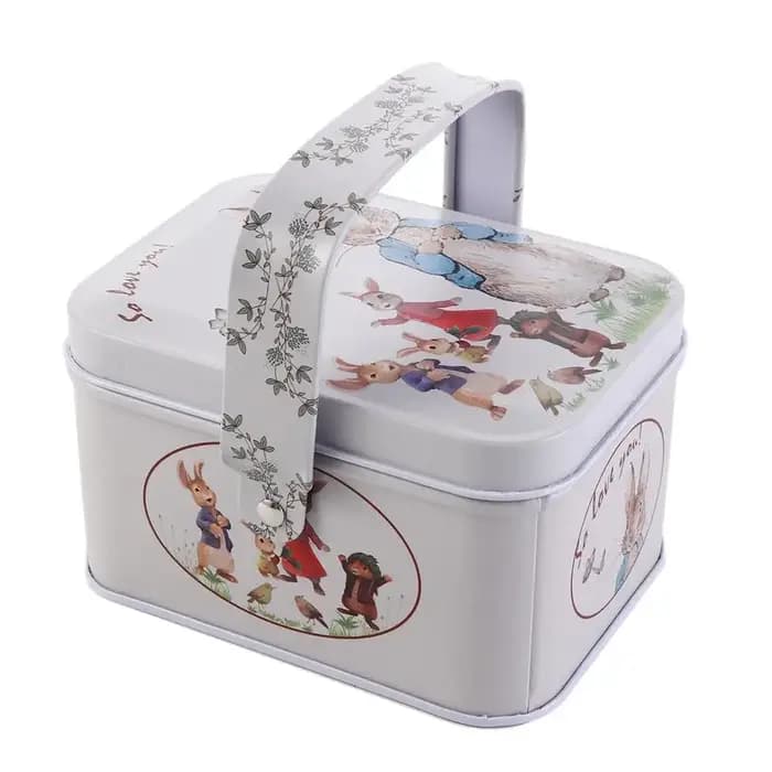 Valise vintage portable pour mariage, fête, anniversaire, boîte de rangement décorative, boîte cadea