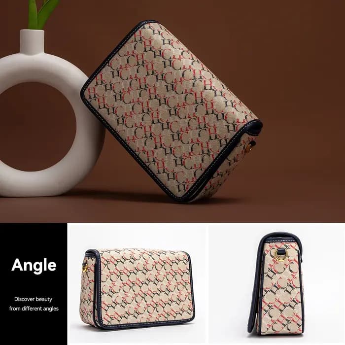 CHCH – sac de selle pour femmes, nouvelle marque, lettre imprimée, sac à bandoulière croisé à rabat,