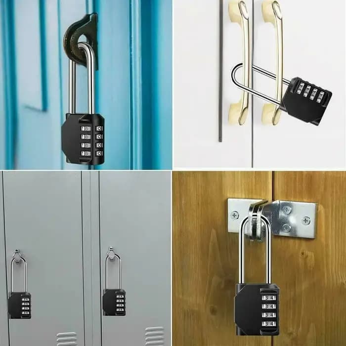 Accessoires de quincaillerie valise étanche 4 chiffres serrure à combinaison extérieure codée