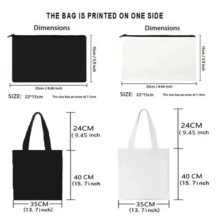 Sac à main esthétique en toile au crochet pour grand-mère - Sac à bandoulière réutilisable écologique avec imprimé
