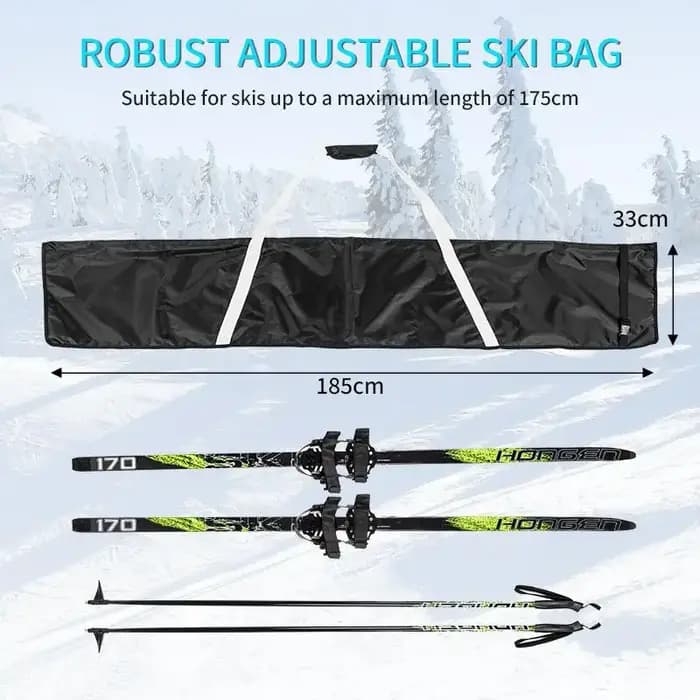 Nouveau sac de ski réglable, sac de snowboard imperméable, sac de voyage pour équipement de snowboard, organisateur à poignée, sac de transport portable pour équipement de ski